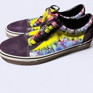 Vans Old Skool Mysterioso True Tie Dye Shoes Mens Sz 11.5 Retro‎ Casual Colorful
